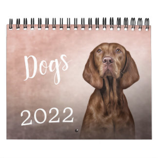 Drawing funny Dogs Calendar