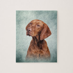 Drawing funny Vizsla Pointer Jigsaw Puzzle
