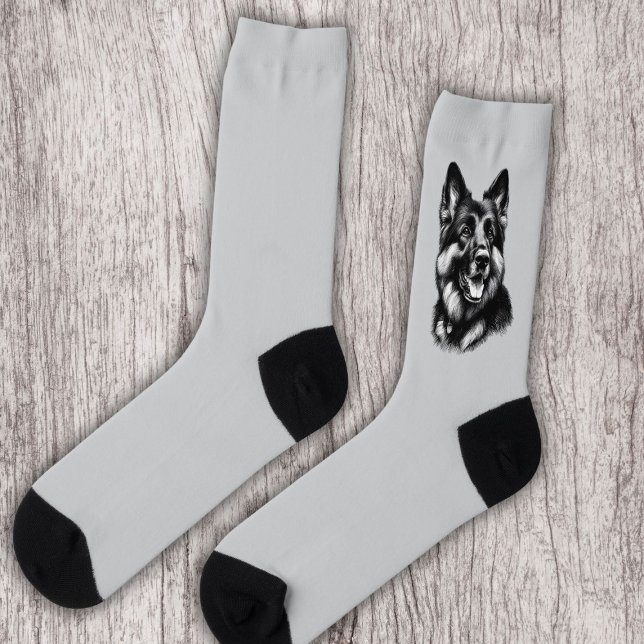 Drawing German Shepherd Socks (Creator Uploaded)