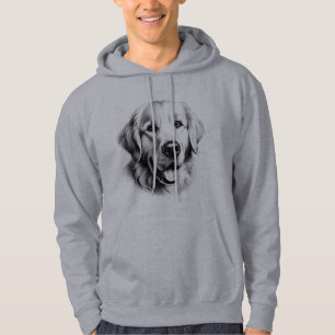 Drawing Golden Retriever Hoodie