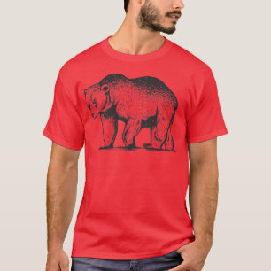 Drawing Grizzly Bear Art Premium T-Shirt