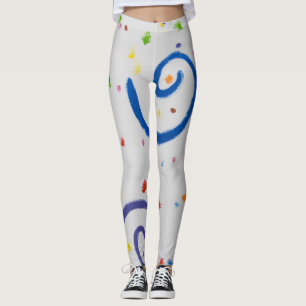 Drawing image of many colours leggings