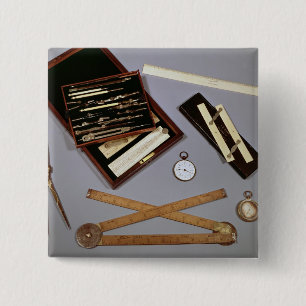 Drawing instruments used by Isambard 15 Cm Square Badge