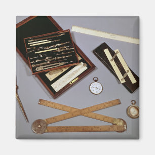 Drawing instruments used by Isambard Magnet