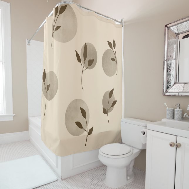 drawing moon shower curtain (In Situ)