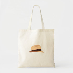 Drawing of a Panamanian hat Tote Bag