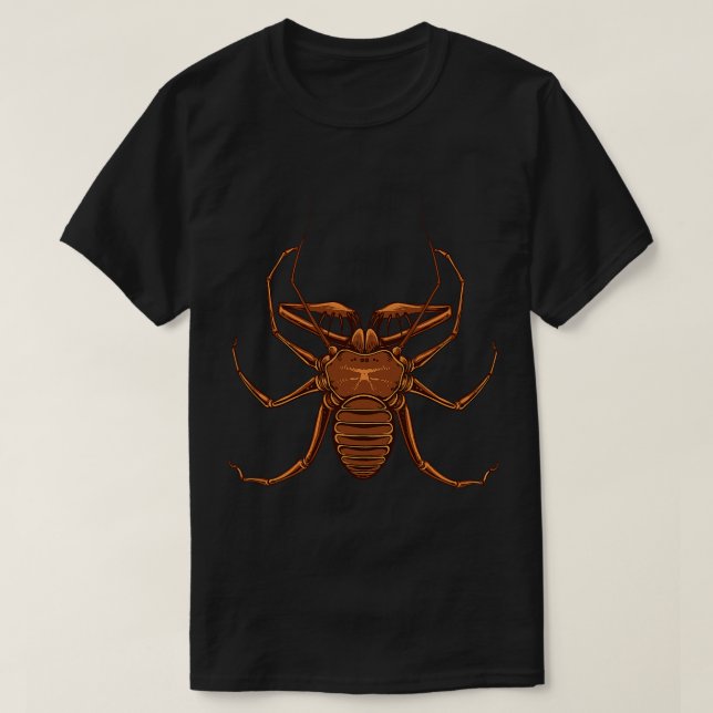 Drawing of a whip spider T-Shirt (Design Front)