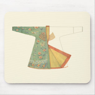 Drawing of Half-Finished Kimono Mouse Pad