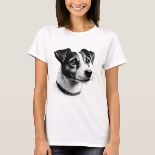 Drawing of Jack Russell Terrier T-Shirt