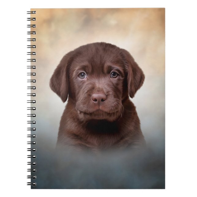 Drawing puppy Labrador Notebook (Front)