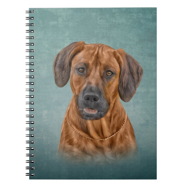 Drawing Rhodesian Ridgeback Notebook (Front)