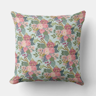 Drawing Room_Light Blue_Small Floral Pillow