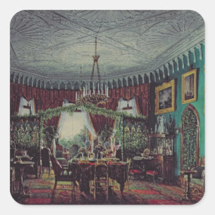 Drawing Room of Empress Alexandra Square Sticker
