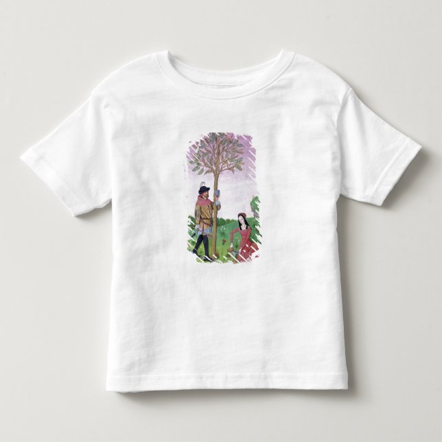 Drawing sap from a tree toddler T-Shirt (Front)