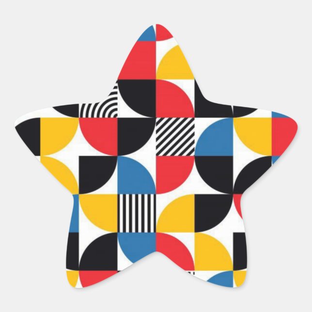 Drawing Star Sticker (Front)