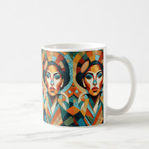 Drawing with mosaic pieces