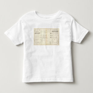 Drawings boats, bridges, wagons, projectiles toddler T-Shirt