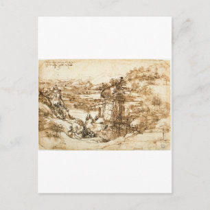 Drawings by Leonardo da Vinci Postcard