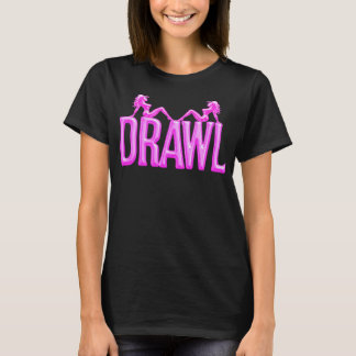 Drawl Mudflaps Womens Dark T-Shirt