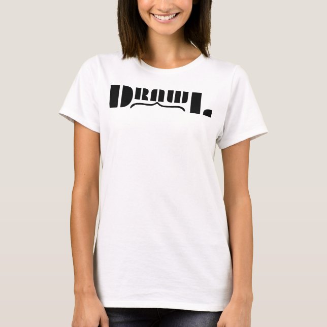 Drawl OG Womens White T-Shirt (Front)