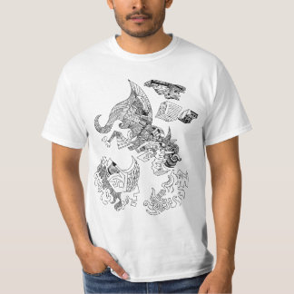 Drawn abstract T-Shirt
