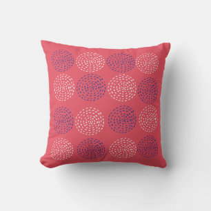 Drawn Circle Pattern Geometric Art Geometric Photo Cushion