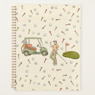 Drawn golf style planner