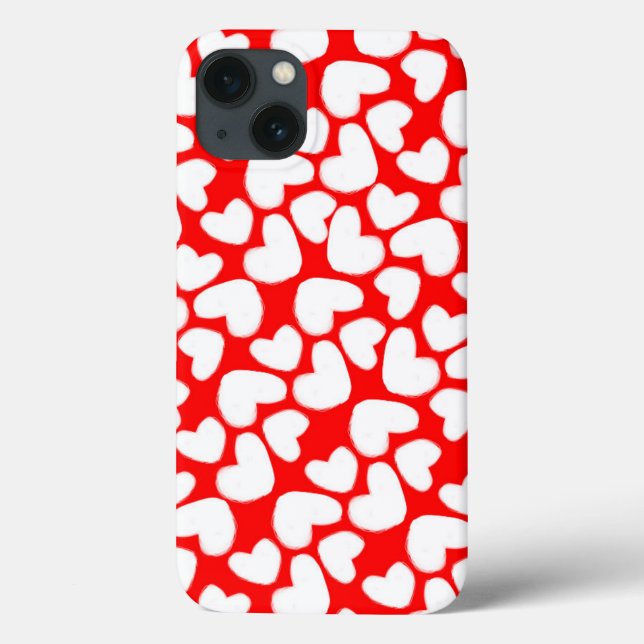 Drawn Hearts 2014 Case-Mate iPhone Case (Back)