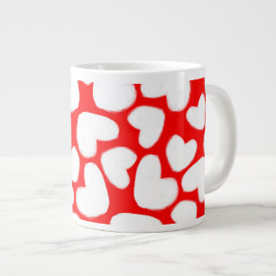 Drawn Hearts 2014 Large Coffee Mug