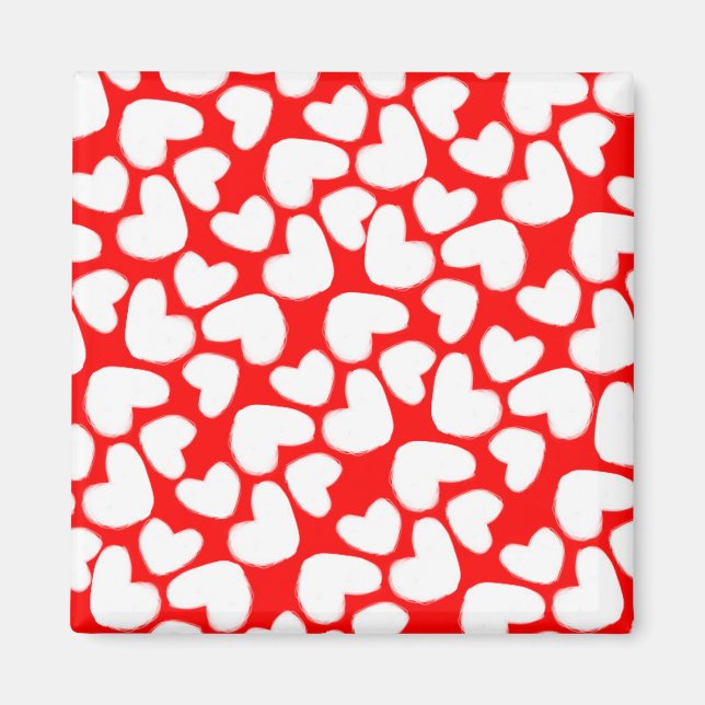 Drawn Hearts 2014 Magnet (Front)