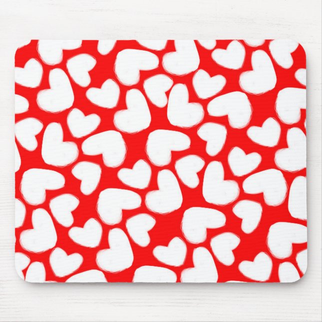Drawn Hearts 2014 Mouse Pad (Front)
