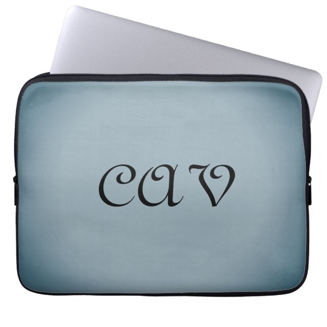 Drawstring Backpack Laptop Sleeve (Front)