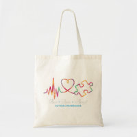 Drawstring closureLive Love Accept Autism Awarenes