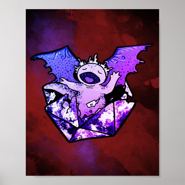 Draxolotyl Hatchling Poster (Front)