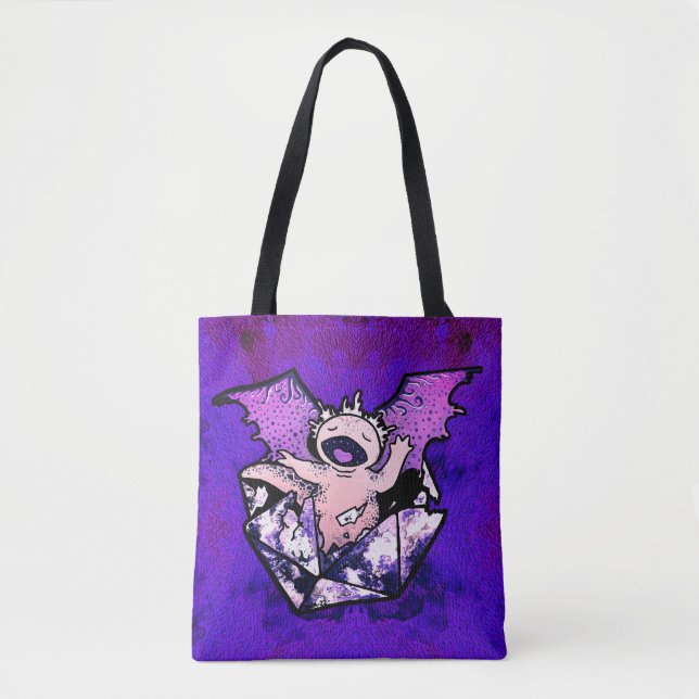 Draxolotyl Hatchling Tote Bag (Front)