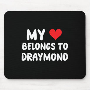 Draymond - My Heart Belongs To Draymond - Love Mouse Pad
