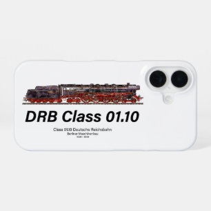 DRB Class 01.10 Deutsche Reichsbahn Steam Train iPhone 16 Case