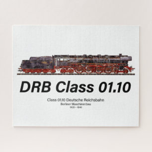 DRB Class 01.10 Deutsche Reichsbahn Steam Train Jigsaw Puzzle
