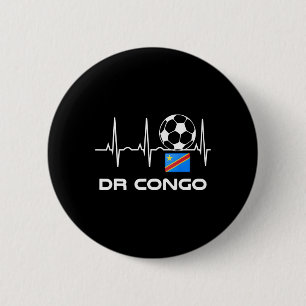 Drc Soccer Jersey Shirt Democratic Republic Of The 6 Cm Round Badge
