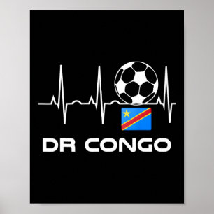 Drc Soccer Jersey Shirt Democratic Republic Of The Poster