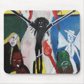 DREAD AS RED HEAD JESUS MOUSE PAD