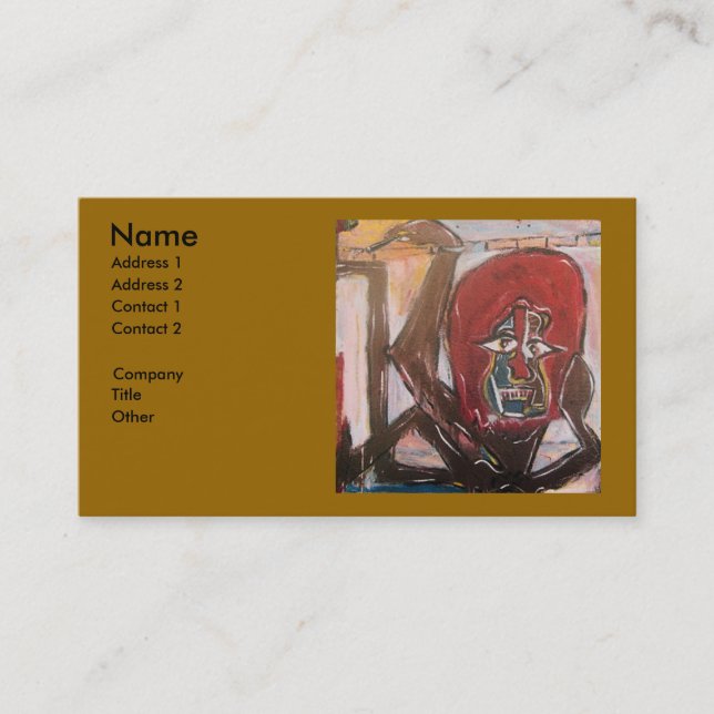 DREAD CHILL FACTOR BUSINESS CARD (Front)