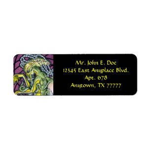 Dread Cthulhu Return Address Label