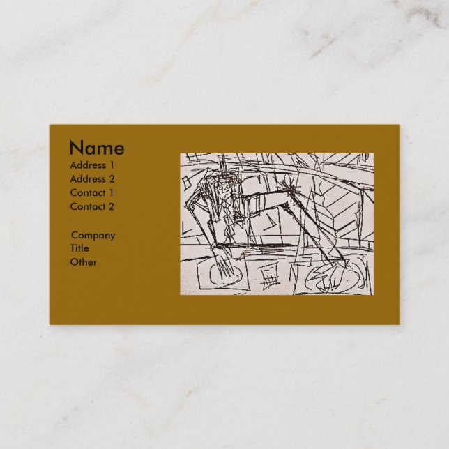 DREAD DJ BUSINESS CARD (Front)