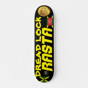 DREAD LOCK RASTA OFFICIAL 7 3/4" Skateboard Deck