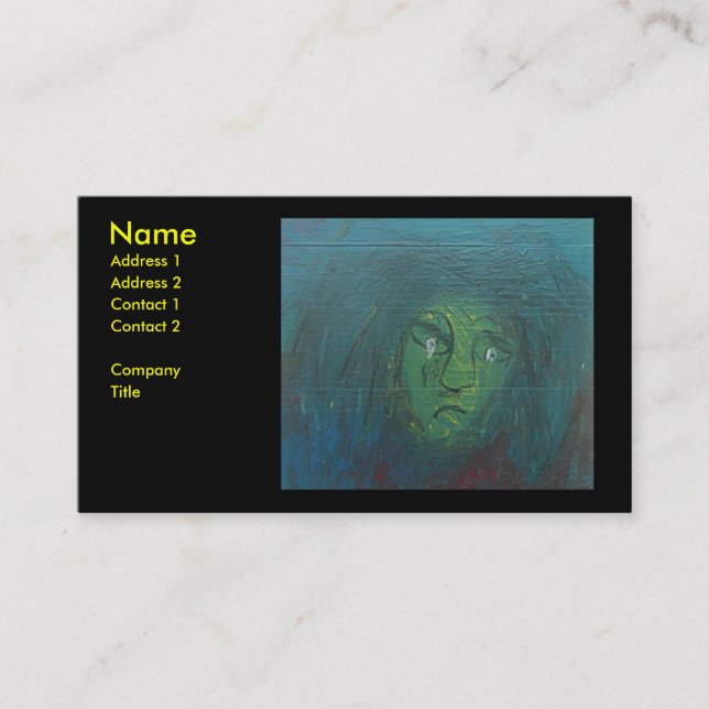 DREAD TROUBLE BUSINESS CARD (Front)