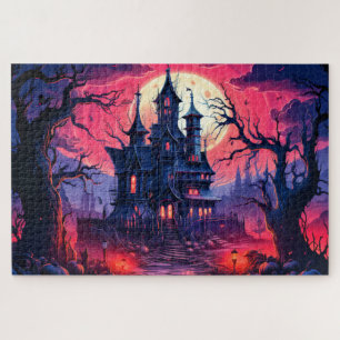 Dreadful Haunted Mansion After Dark Jigsaw Puzzle