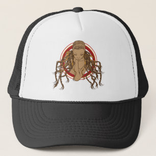 Dreadlock Girl Trucker Hat
