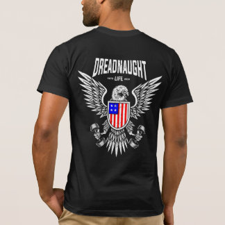 Dreadnaught Eagle Flag (colour) Logo T-Shirt