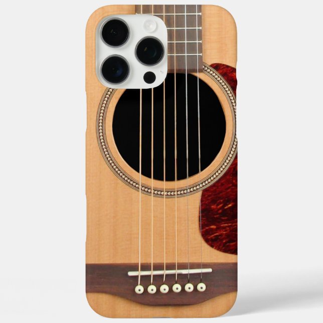 Dreadnought Acoustic 6 String Guitar Case-Mate iPhone Case (Back)